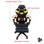LOG Gaming Chair Gold - Image 3