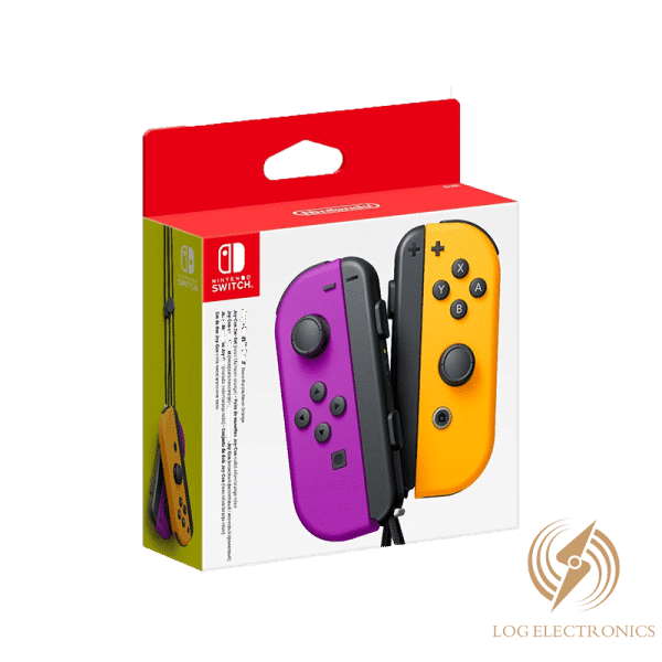 Nintendo Switch Joy-Con Controller Purple Orange Saudi Arabia