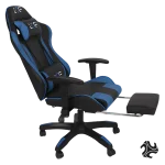 LOG Gaming Chair Blue with Adjustable Height Arm Rest - 2024 Model - Image 5