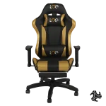 LOG Gaming Chair Gold with Adjustable Height Arm Rest - 2024 Model