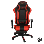 LOG Gaming Chair Red with Adjustable Height Arm Rest - 2024 Model