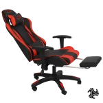 LOG Gaming Chair Red with Adjustable Height Arm Rest - 2024 Model - Image 5