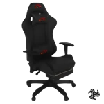 LOG Gaming Chair Black with Adjustable Height Arm Rest - 2024 Model - Image 4