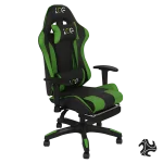 LOG Gaming Chair Green with Adjustable Height Arm Rest - 2024 Model - Image 6