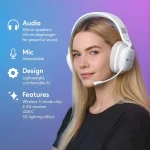 ⁦G700 Wireless Gaming Headset for PC & PS5 & PS4, Xbox, Nintendo Switch, Mobile⁩ - الصورة ⁦3⁩