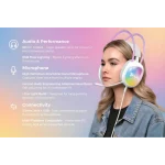 ⁦LOG G300 Wired Gaming Headset for PC & PS5 & PS4, Xbox, Nintendo Switch⁩ - الصورة ⁦2⁩