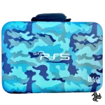 LOG Hard Shell Bag For PlayStation 5 – Camo Blue at the best price in KSA
