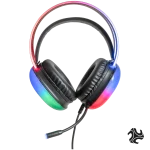 ⁦LOG G200 Ultimate Glow Lighting Gaming Headset For PC, PS4, PS5, Xbox, Nintendo Switch, Mobile - Black⁩ - الصورة ⁦3⁩