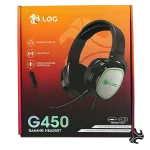 ⁦LOG G450 Wired Gaming Headset for PC & PS5 & PS4, Xbox, Nintendo Switch⁩ - الصورة ⁦3⁩