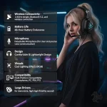 LOG G750 Wireless Gaming Headset for PC & PS5 & PS4, Xbox, Nintendo Switch, Mobile - Image 3