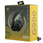 ⁦LOG G900 2.4G wireless Gaming Headset With Microphone, Bluetooth, USB For PS5, PS4, PC, Xbox, Mobile - Black⁩ - الصورة ⁦2⁩