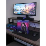 LOG G935 2.4G wireless Gaming Headset With Microphone, Bluetooth, USB For PS5, PS4, PC, Xbox, Mobile - Black