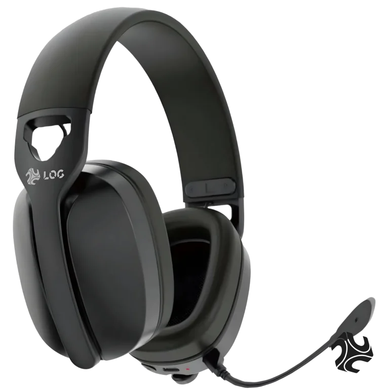 LOG G935 2.4G wireless Gaming Headset With Microphone, Bluetooth, USB For PS5, PS4, PC, Xbox, Mobile - Black