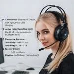 ⁦LOG H400 Wired Gaming Headset for PC & PS5 & PS4, Xbox, Nintendo Switch⁩ - الصورة ⁦3⁩