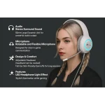 ⁦LOG H408 Wired Gaming Headset for PC & PS5 & PS4, Xbox, Nintendo Switch⁩ - الصورة ⁦3⁩