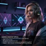 ⁦LOG H412 Wired Gaming Headset for PC & PS5 & PS4, Xbox, Nintendo Switch⁩ - الصورة ⁦3⁩