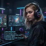 LOG H414 Wired Gaming Headset Detail