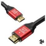 ⁦LOG HDMI 8K Cable 1.5M - HDTV Premium 2.0 - 24K Gold Plated Connector, Aluminum-Alloy High Speed Compatible With All HDMI-Enabled Devices⁩ - الصورة ⁦2⁩