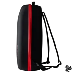 LOG PS5 Carrying BackPack, ShockProof, DustProof Bag - Black / Red - Image 2