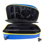 LOG PS5 Carrying BackPack, ShockProof, DustProof Bag - Blue / Yellow - Image 3