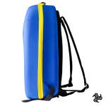 LOG PS5 Carrying BackPack, ShockProof, DustProof Bag - Blue / Yellow - Image 2