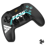 LOG Wireless Controller For PS4, PS3, PC, iOS, Android - FC Black - Image 2