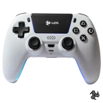 LOG Wireless Controller For PlayStation 5 – White Gaming Gamepad KSA