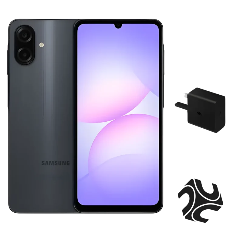 Samsung Galaxy A07 Dual SIM Black 4GB RAM 64GB LTE with Adapter (in box) - Middle East Version