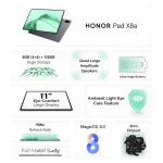 Honor Pad X8a 11-Inch Space Grey 4GB RAM 128GB 4G- Middle East Version