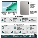 Honor Pad X8b LTE Space Grey 4GB RAM 128GB - Middle East Version in KSA