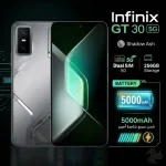 Infinix GT 30 5G Shadow Ash 8GB RAM 256GB dual SIM Middle East version Saudi Arabia
