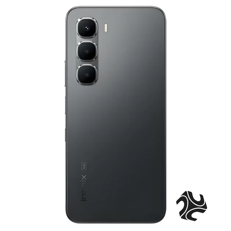 Infinix Hot 60 5G+ smartphone in Sleek Black color with 8GB RAM, 256GB storage, 5G connectivity, stylish design, and smooth gaming performance KSA Version.