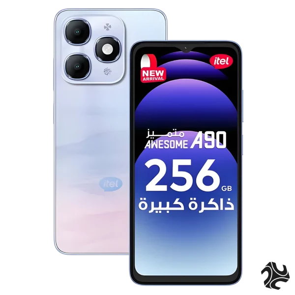 Itel A90 Dual SIM Aurora Blue 4+8GB RAM 256GB 4G - Middle East Version