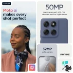Motorola Edge 60 Fusion 5G Dual SIM Pantone Slipstream (grey) 12GB RAM 256GB - Middle East Version