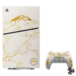 ⁦PlayStation 5 Console – Ghost of Yotei Gold Limited Edition Bundle⁩ - الصورة ⁦3⁩