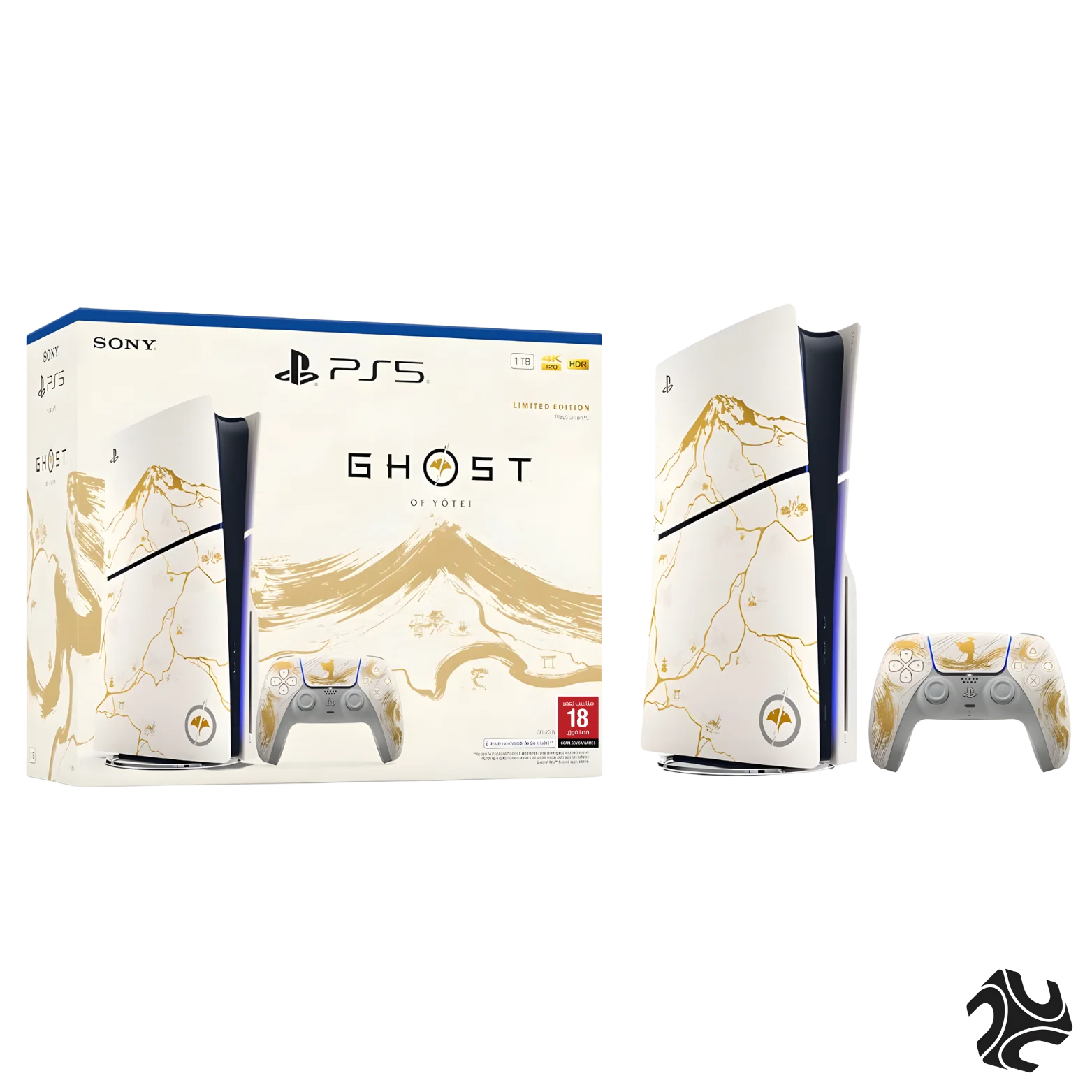 PlayStation 5 Console – Ghost of Yotei Gold Limited Edition Bundle
