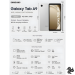 Galaxy Tab A9 Silver 4GB RAM 64GB WiFi - Middle East Version - Image 7
