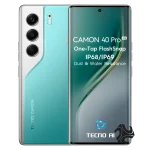 Tecno Camon 40 Pro Dual SIM Emerald Lake Green 12GB RAM 256GB 5G - International Version