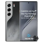 Tecno Camon 40 Pro Dual SIM Galaxy Black 12GB RAM 256GB 5G - International Version
