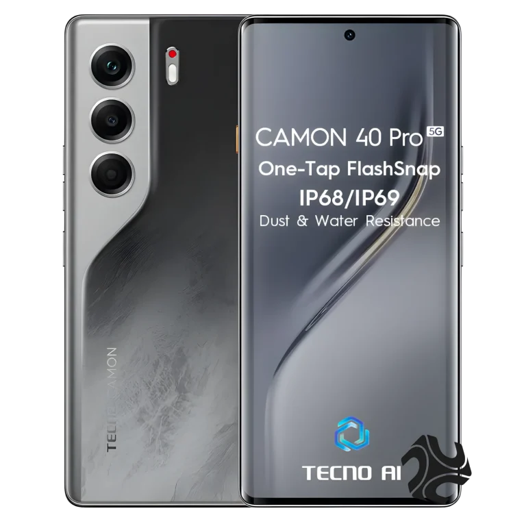 Tecno Camon 40 Pro Dual SIM Galaxy Black 12GB RAM 256GB 5G - International Version
