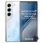 Tecno Camon 40 Pro Dual SIM Glacier White 12GB RAM 256GB 5G - International Version