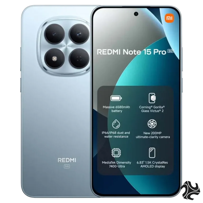 Xiaomi Redmi Note 15 Pro 5G Glacier Blue 8GB RAM 256GB Global Version in Saudi Arabia KSA