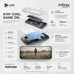 Infinix Note 60 Pro Dual SIM 5G Smartphone 8GB RAM 256GB Ocean Blue With Free Memory Neckband Wireless Earphone - Middle East Version - Image 5