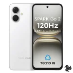 TECNO Spark Go 2 Dual SIM Veil White 4GB RAM 128GB 4G – Middle East Version in KSA