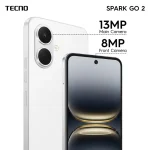 TECNO Spark Go 2 Dual SIM Veil White 4GB RAM 128GB 4G – Middle East Version in KSA