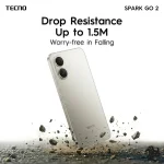 TECNO Spark Go 2 Dual SIM Veil White 4GB RAM 128GB 4G – Middle East Version in KSA
