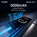 TECNO Spark Go 2 Dual SIM Veil White 4GB RAM 128GB 4G – Middle East Version in KSA