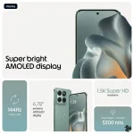 Motorola Edge 70 Fusion 5G Dual SIM PANTONE Blue Surf 12GB RAM 256GB Limited Edition with Free Gifts Middle East Version Saudi Arabia