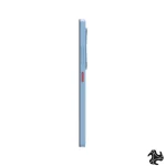 Wildfire E5 Elite 4G Dual SIM smartphone in Light Blue featuring 6GB RAM + 12GB Extended RAM, 256GB storage, large immersive display, AI camera system, and stylish modern design. Middle East Version.