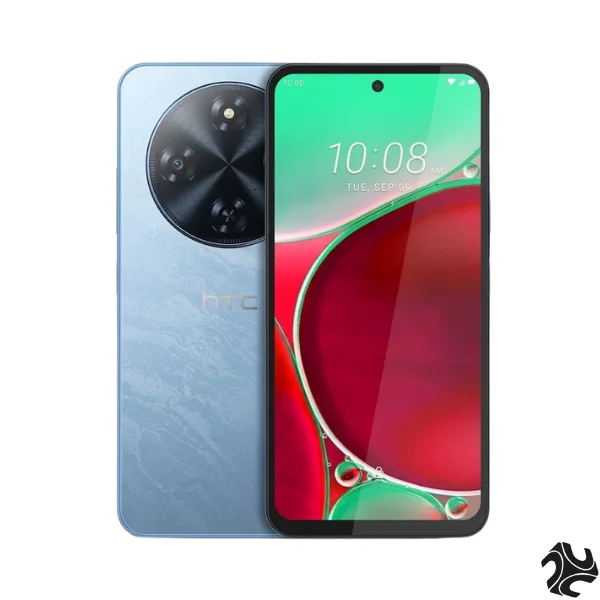 Wildfire E5 Elite 4G Dual SIM smartphone in Light Blue featuring 6GB RAM + 12GB Extended RAM, 256GB storage, large immersive display, AI camera system, and stylish modern design. Middle East Version.